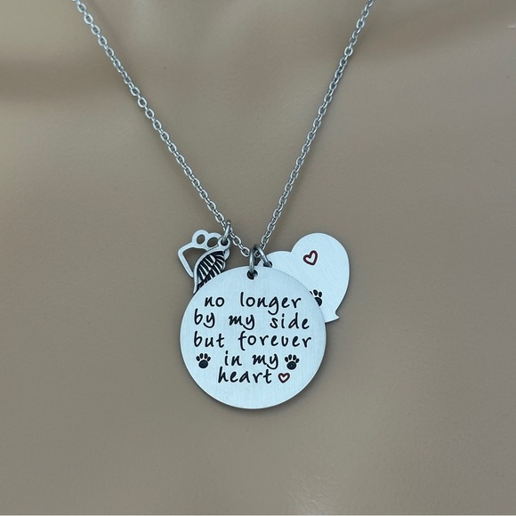 O. Riya pet loss pendant on a chain new in box - Picture 1 of 4